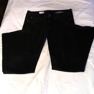 GAP 1969 Bootleg black jeans